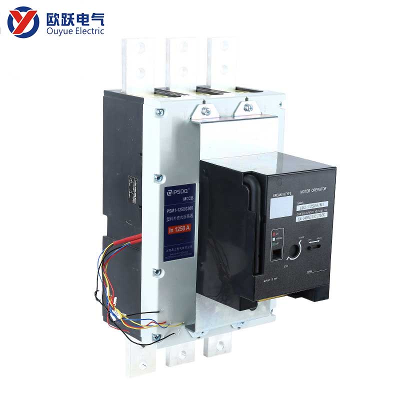 1250A 3P MCCB Operadore elektrikoarekin