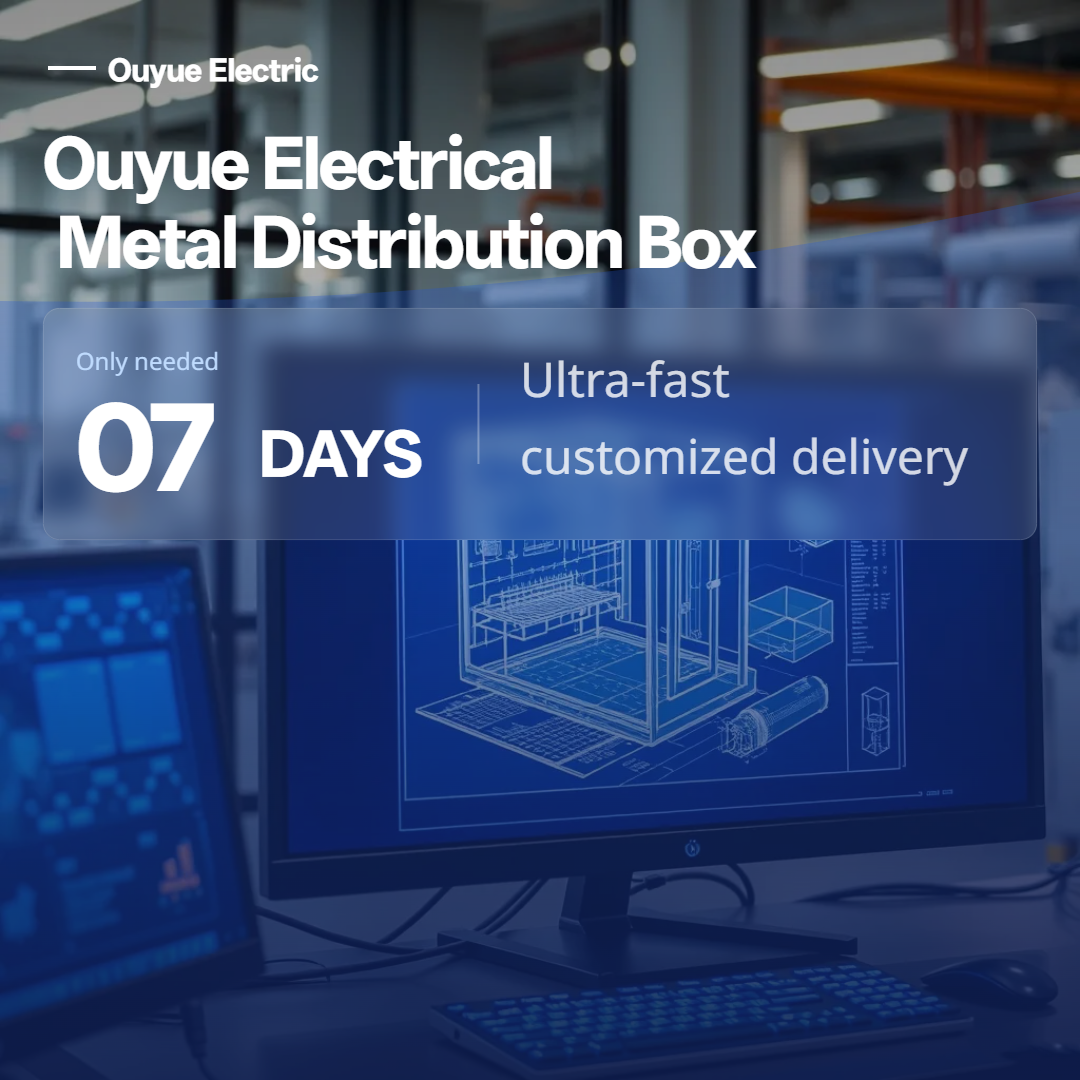 Marrazkitik produktu amaitu arte 7 egun besterik ez dira behar? Deszifratu Ouyue Electric-en Metal banaketa-kutxaren pertsonalizatutako entrega-kate ultra-bizkorra